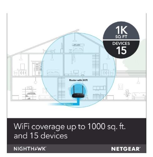 NETGEAR - AC1000 Dual-Band Wi-Fi 5 Router - Up to 15 Devices Brand New - Picture 3 of 7