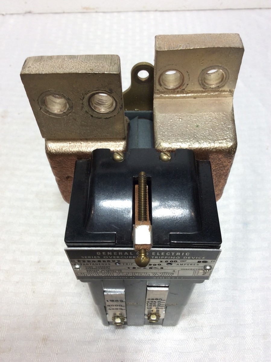 GE General Electric 1600 Amp Type EC-1 Overcurrent Tripping Device