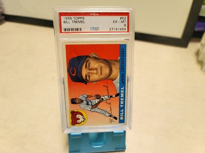 3/27中　めるめる 1955 Topps Bill Tremel PSA 6 EX-MT #52 T8146 | eBay