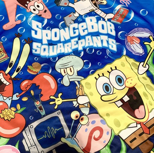 NEW SpongeBob SquarePants Jr. Boys' Satin Pullover Sweatshirt Hoodie Size 18/20 - Picture 5 of 12