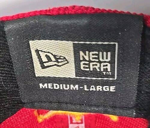 Cappello da golf New Era King Cobra Speed Footjoy logo FJ rosso 6 pannelli berretto-Med/LG Flexfit - Foto 7 di 9