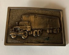 Truck Drivers SEMI TRUCKERS TRUCKS Metal/Enamel BELT BUCKLE