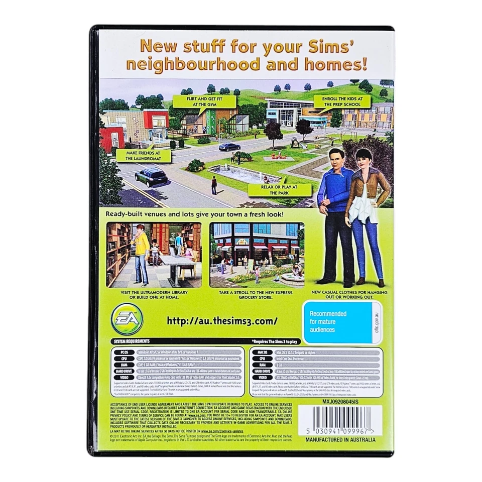 The Sims 3: Town Life Stuff (Expansion Pack) Game for PC & Mac - Image 2 of 4