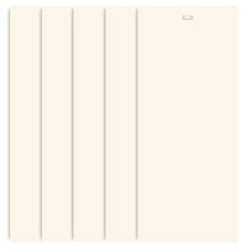 Ivory Vertical Blind Slats Vanes Replacement Blinds House Kitchen 82.5" x 3.5"