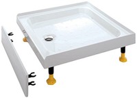 Coram Showers Yd123whi 1200 X 760mm 3-tiling Upstand Shower Tray Coram Showers Yd123whi 1200 X 760mm 3-tiling Upstand Shower Tray