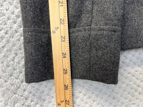 Abrigo Merona Mujer Guisante Lana Tweed Forrado Náutico Preppy Talla XL Clásico Marineros - Imagen 12 de 17