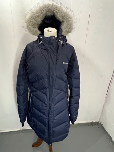 Columbia Lay D Down Omni-Heat 550 Down Puffer Jacket Women's Size: XL Navy