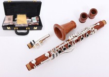 Professional E flat Clarinet Rosewood Eb Key Clarinet Good Sound Case 2 Barrels