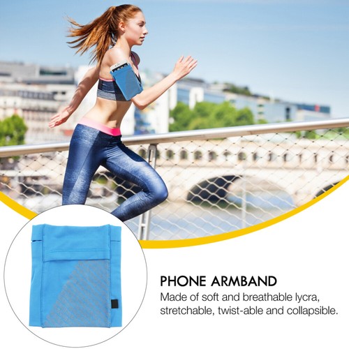 1pc Outdoor Arm Bag Portable Phone Armband Phone Holder Elastic Arm Band Arm Bag - Zdjęcie 4 z 12