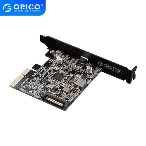 ORICO PCI-E to USB 3.2 20Gbps High Speed PCI-E Express Expansion Card Adapter - Photo 2/12