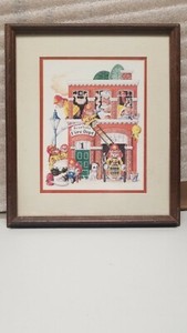 Bear Town Fire Dept. Framed Print