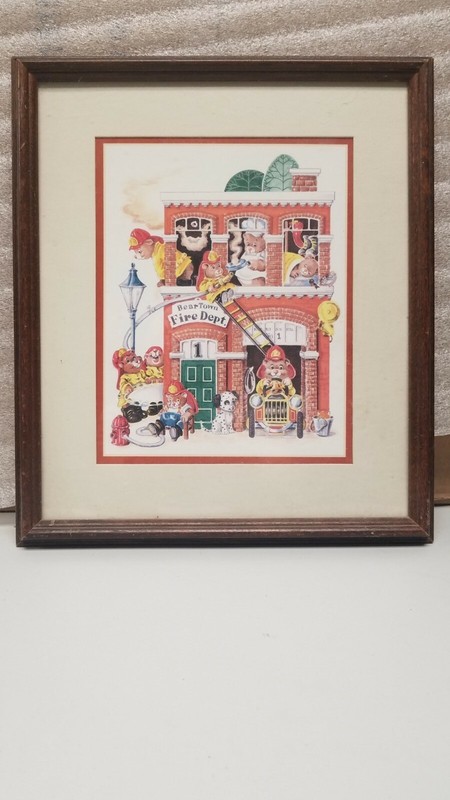 Bear Town Fire Dept. Framed Print