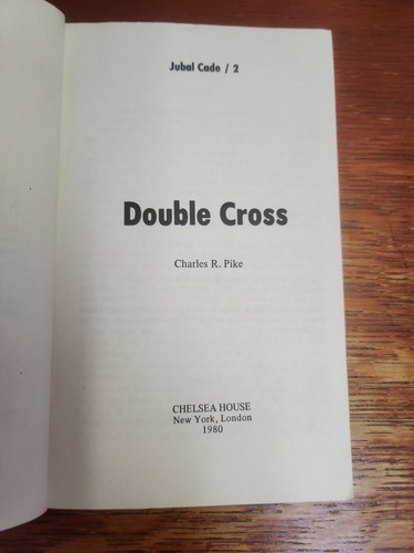 Double Cross by Charles R. Pike, Mass Market Pb Chelsea House 1980 Western - Picture 4 of 7
