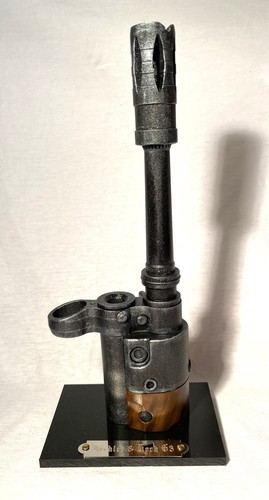 Support display stand for Heckler & Koch G3 bayo. with engraved metal plate - Picture 1 of 6