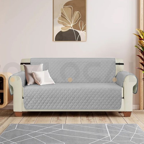 Pet Sofa Protector Cover 1/2/3 Seater Quilted Kids Couch Covers Lounge Slipcover - Picture 13 of 15