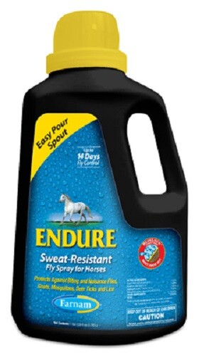 Endure 100526253 Gallon Sweat Resistant 14 day Fly Spray for Horses