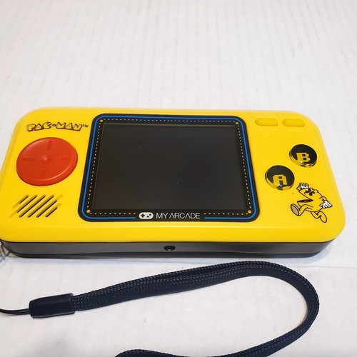 Pac-Man Game Pocket Player Handheld Console 3 Yellow Works - Picture 3 of 16