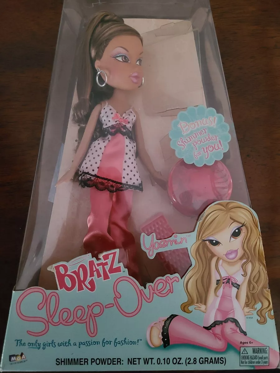 Bratz Fashion Yasmin Sleep-Over Doll Shimmer Powder NIB 2nd Edition New MGA