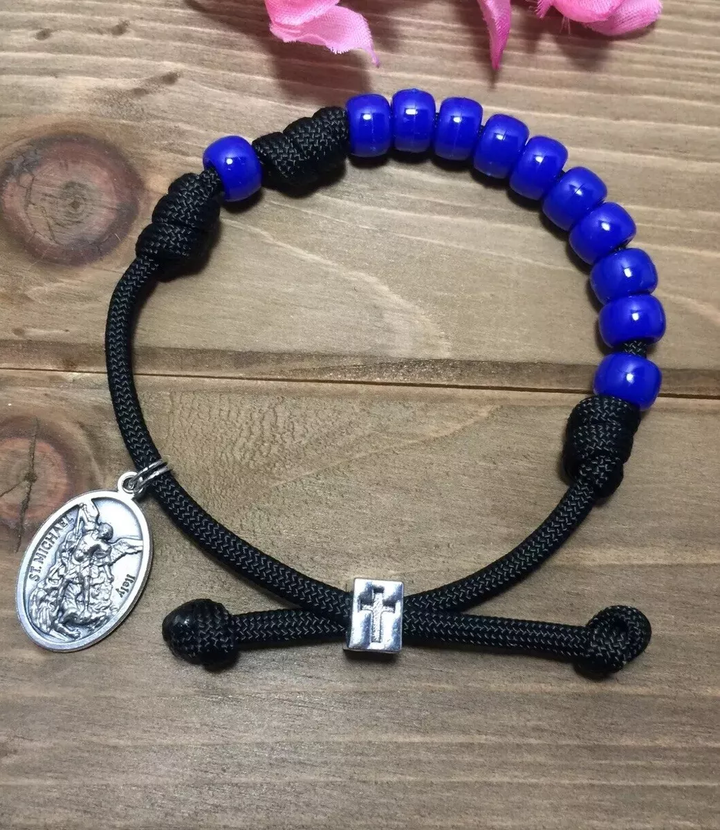 St michael paracord bracelet clearance