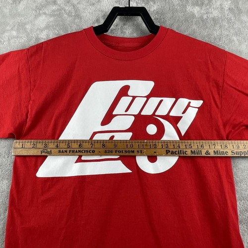 Clinch Gear Cung Le 2012 Tee Shirt Red Size Medium - Picture 4 of 8