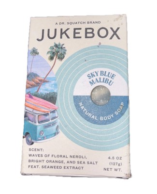 Juke Box (A Dr. Squash Brand) - Sky Blue Malibu Natural Body Soap - 4.6 Oz