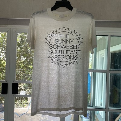 Vtg 80's THE SUNNY SCHWEBER SOUTHEAST REGION T-shirt Medium USA 50/50 Distressed