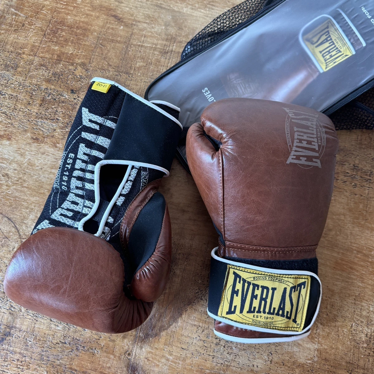 EVERLAST ボクシンググローブ ブラウン Brown Everlast Boxing Gloves for sale | eBay