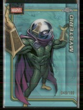 2026 Topps Chrome Marvel Comics #85 Mysterio Aqua Refractor #/199