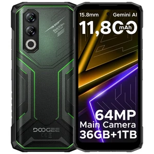 DOOGEE Blade20Max Android 15 Extérieur Handy 36GB+1TB 6,6" Téléphone intelligent 11800mAh Neu