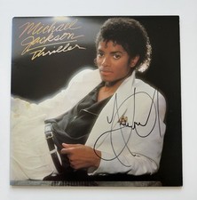 Michael Jackson SIGNED Original THRILLER Gatefold VINYL Album JSA MJ RARE