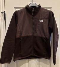 The North Face Women  s Brown Fleece Polartec Denali Zip Up Jacket Size Medium