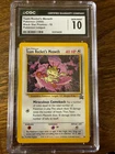 CGC Gem Mint 10 Pokemon 2000 Team Rocket's Meowth Black Star Promo #18