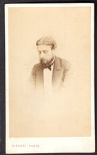 Wiktoriański CDV - Młody człowiek - Photo Disderi, Paryż i Londyn