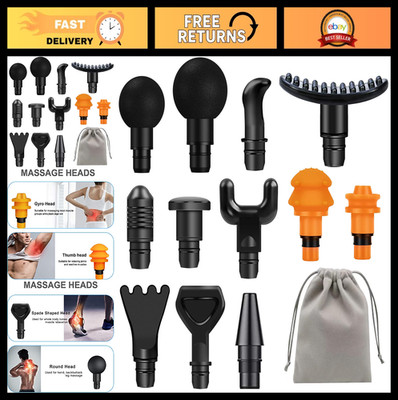 Massage Gun Attachments for Hypervolt Go, 12PCS Replaceable Massager Heads to