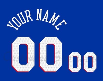 Philadelphia 76ers Customized Number Kit For 2022-23 Icon Edition Uniform