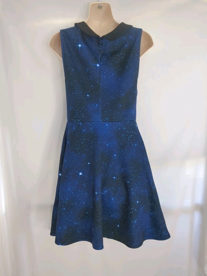 Hot Topic BBC Dr Who Her Universe Tardis Navy Dress Blue Cosplay Costume Small S - Image 2 of 4