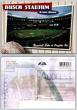 Continental Busch Stadium St Louis Missouri Postcard