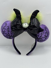 Disney Parks Spell Bound Maleficent Minnie Ears Headband 2019 Authentic
