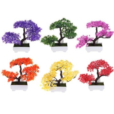 Artificial Pot Welcoming Pine Emulate Bonsai Simulation Artificial Potted Plant