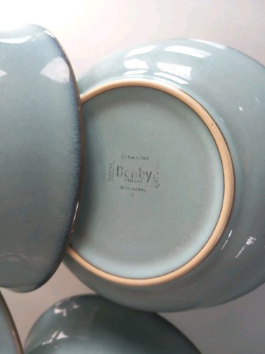 4 x Denby Regency Green 16 cm Cereal Bowls. - Picture 7 of 14