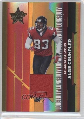 2006 Leaf Rookies & Stars Longevity Parallel Gold Materials Alge Crumpler 1z4