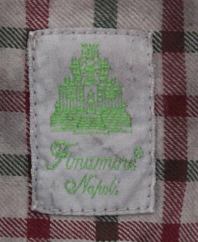 Camisa a Cuadros Gris Finamore Napoli - Talla L (US) / L (EU) - (ASP07500299) Foto 4 de 4