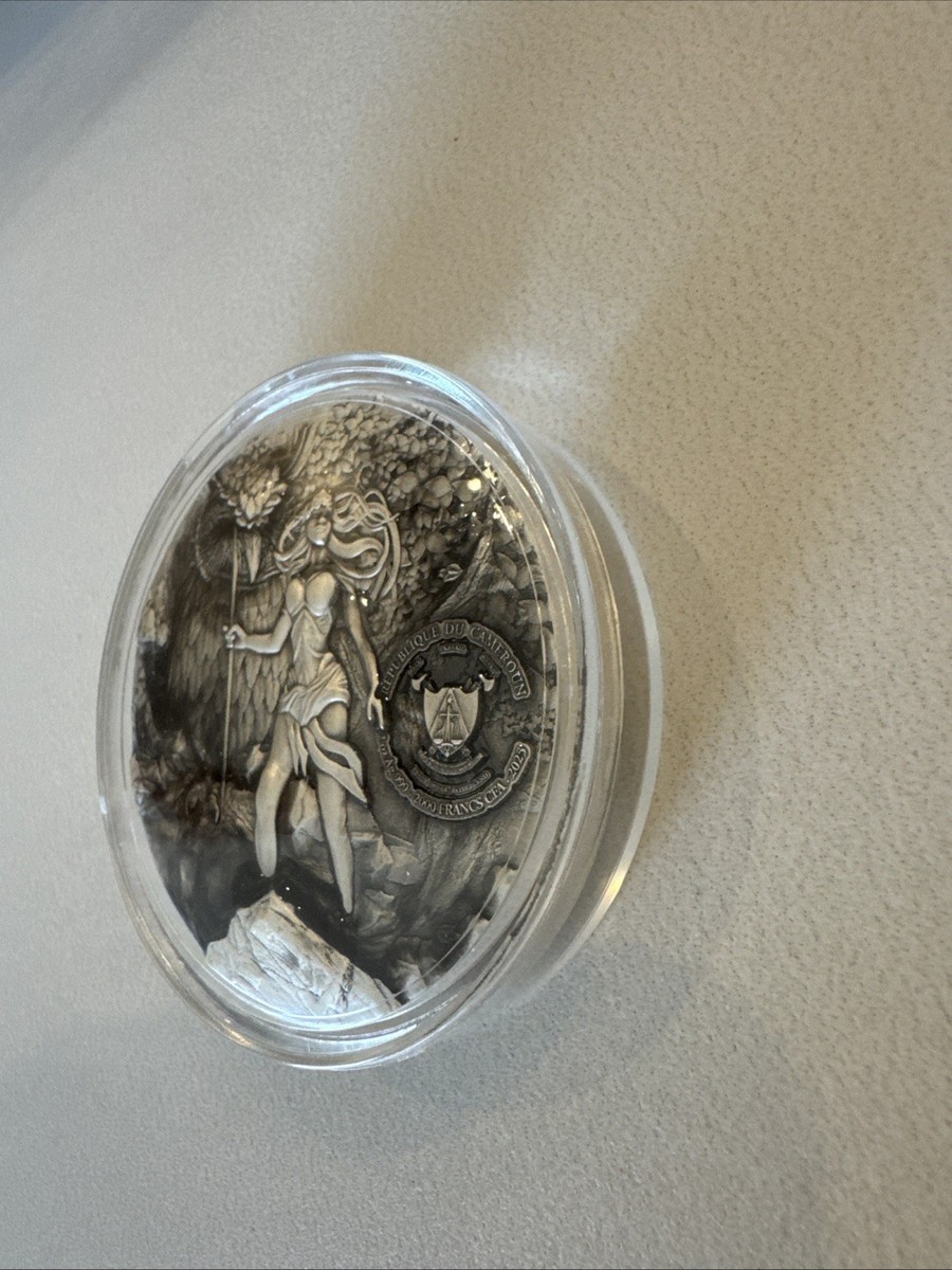 2025 Cameroon Athena Greek Mythology Series 2 oz Silver Coin 2000