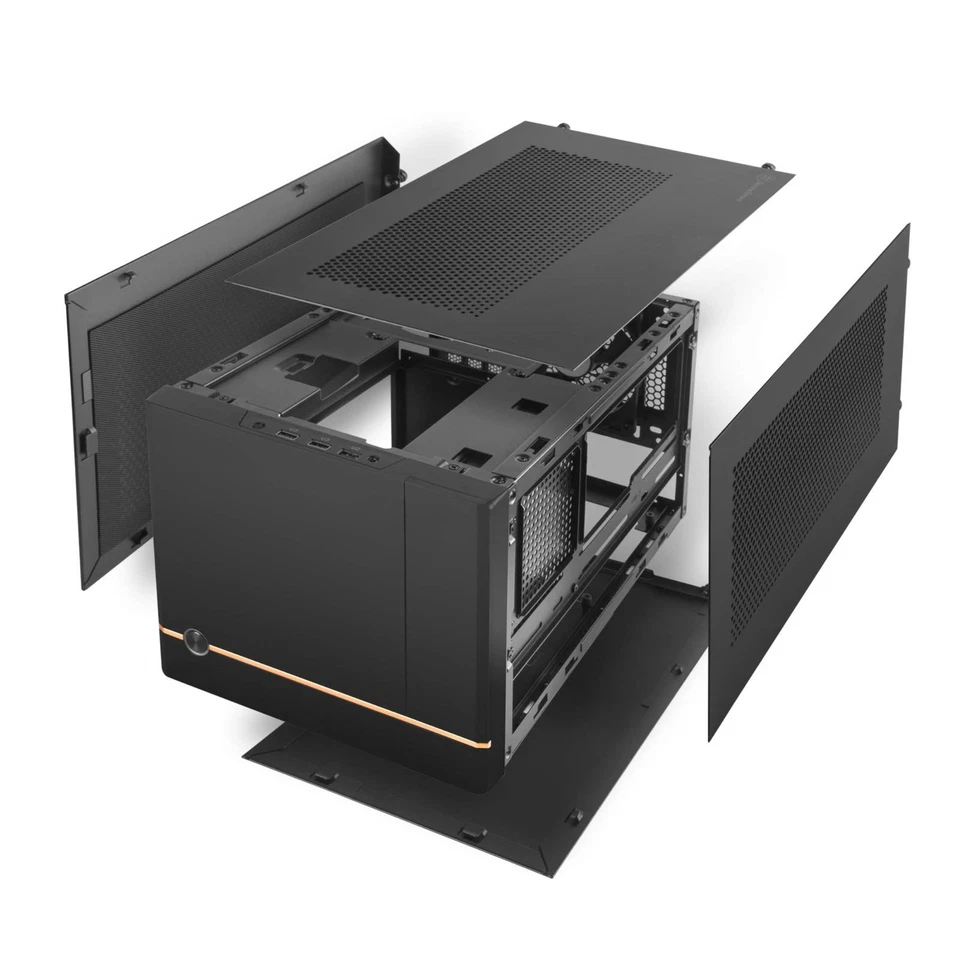 SG14B,Black,Small form factor chassis ,Plast front Panel,Steel body,  (15.25"... - Image 3 of 4