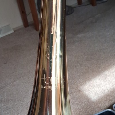 Holton Bb Tenor Slide Trombone Gold Finish w/ Water Key, Case Included