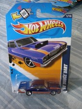 Hot Wheels MUSCLE MANIA - MOPAR '12 BLUE '68 HEMI DODGE DART #1/10 1/64 V5648