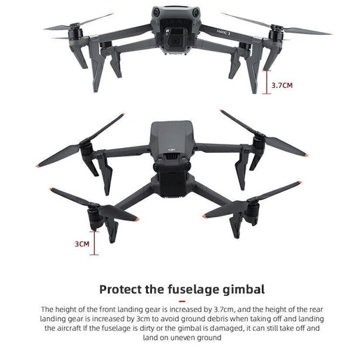 For DJI Mavic 3 Drone Mavic 3 Landing Gear Increased 37mm Extended Leg Protector - Picture 6 of 12