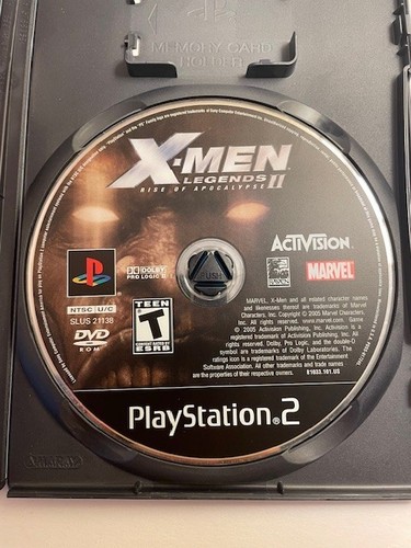 X-Men Legends II Rise of Apocalypse (PlayStation 2, PS2, 2007) Completo con Man CIB - Foto 5 di 7