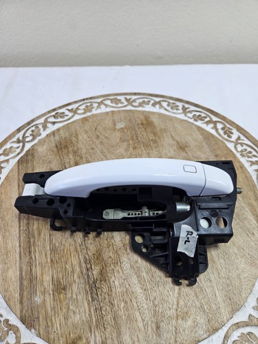 2009-2017 AUDI Q5 REAR LEFT SIDE EXTERIOR DOOR HANDLE WHITE W/ BRACKET OEM - Bild 1 von 5