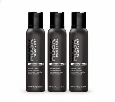 Rusk Volumizing Mousse Bounce + Hold 5 Oz (Pack of 3)